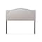 Baxton Studio Aubrey Modern Grayish Beige Upholstered Queen Size Headboard 124-6855 - alternate 1